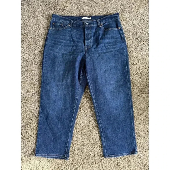 Levi's Pants - Levi's Wedgie Jeans Plus Size 20W Straight Fit High Rise Med Wash Denim Stretch